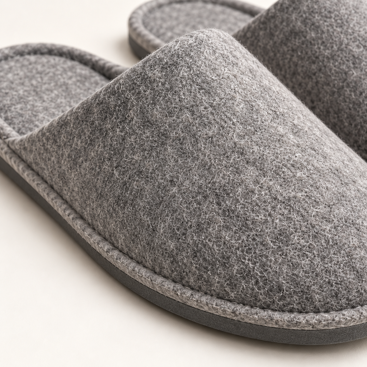ReNew Felt Open-Heel Slipper — material