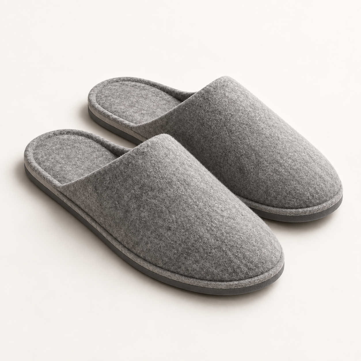 ReNew Felt Open-Heel Slipper — pair alternate