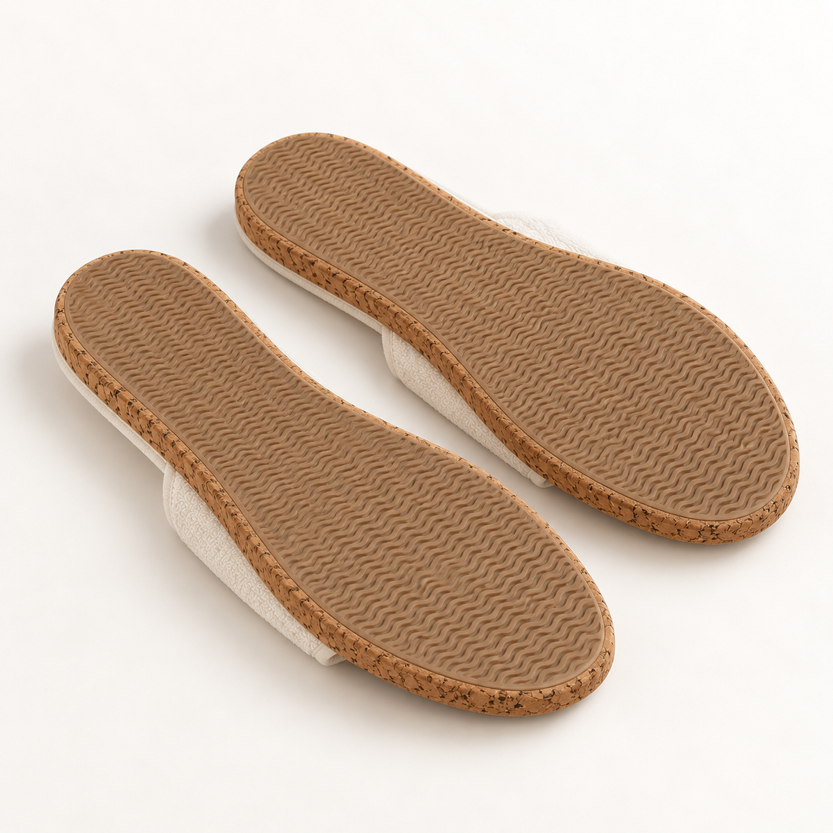 Cork Sole Open-Toe Slipper — sole