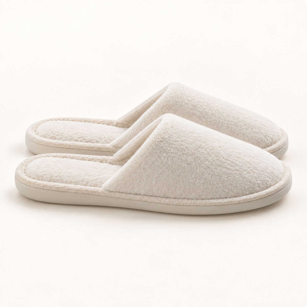 Plant-Based Plush Closed-Toe Slipper — profile