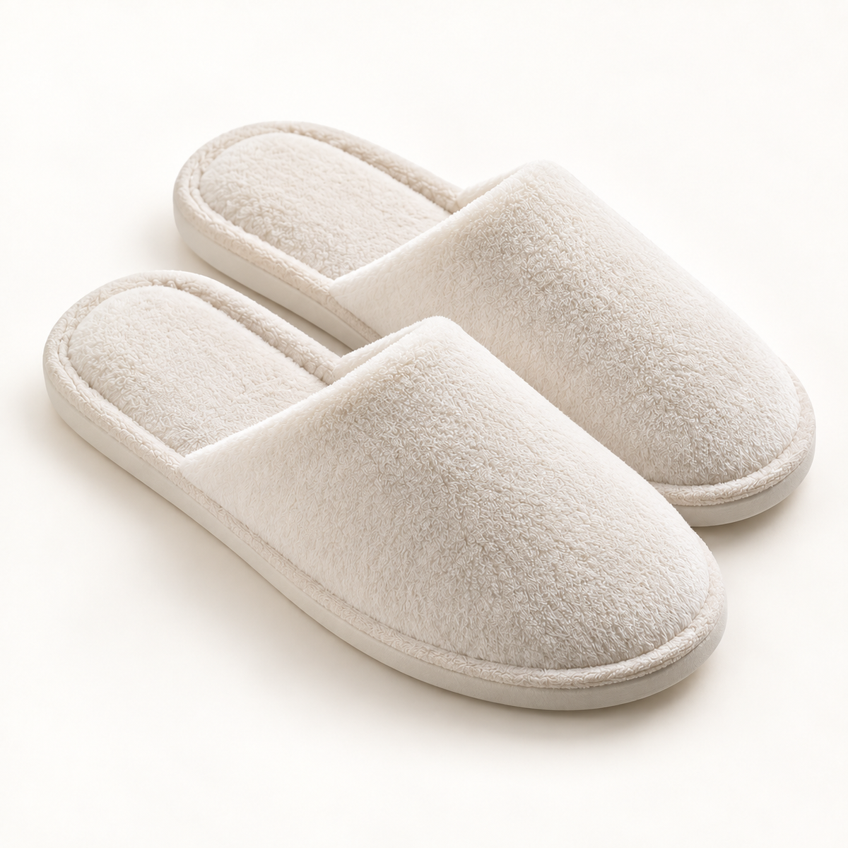 Plant-Based Plush Closed-Toe Slipper — pair alternate