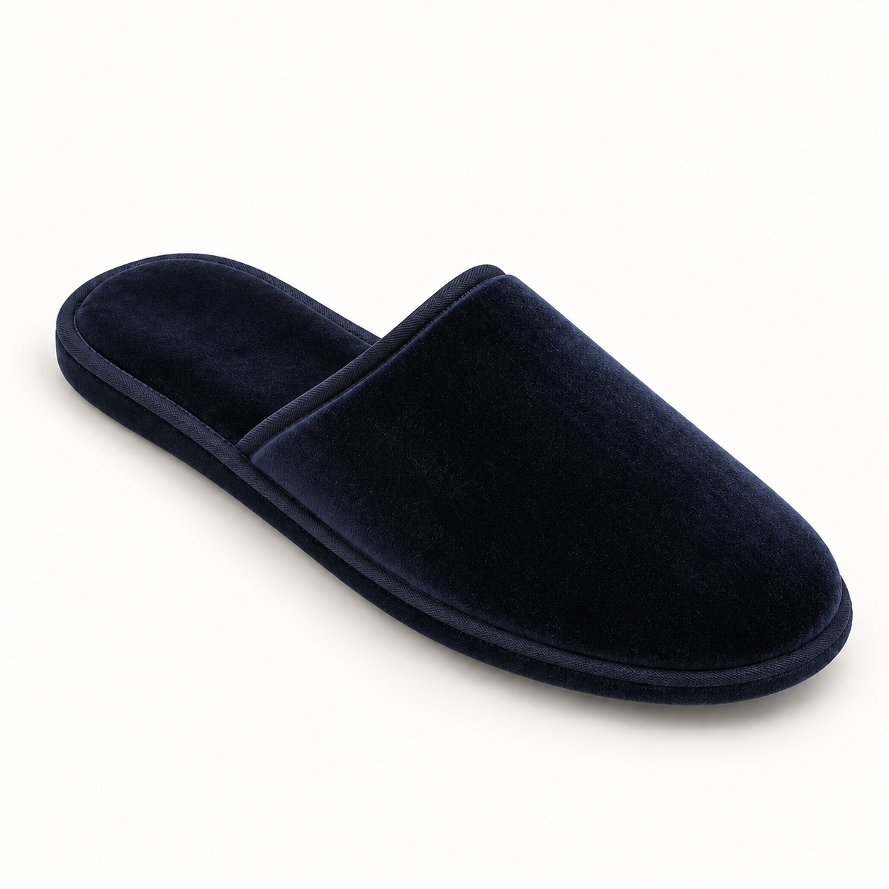 Nocturne Velvet Closed-Toe Slipper — single