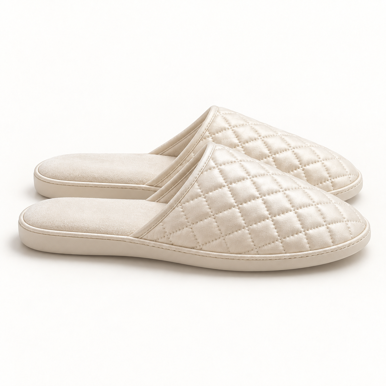 Opaline Quilted Closed-Toe Slipper — profile