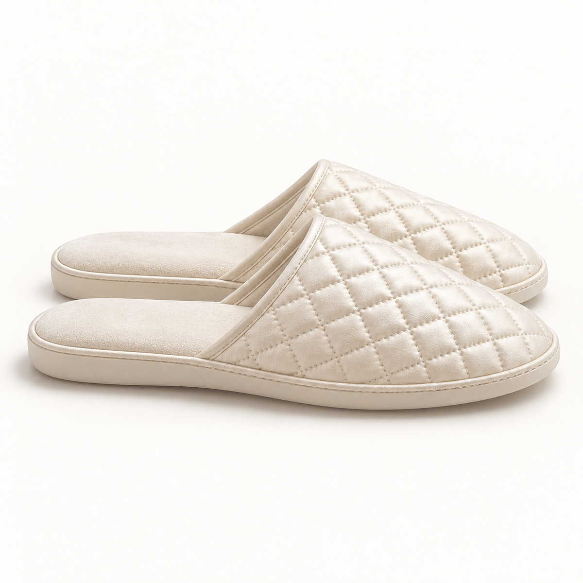 Opaline Quilted Closed-Toe Slipper — profile