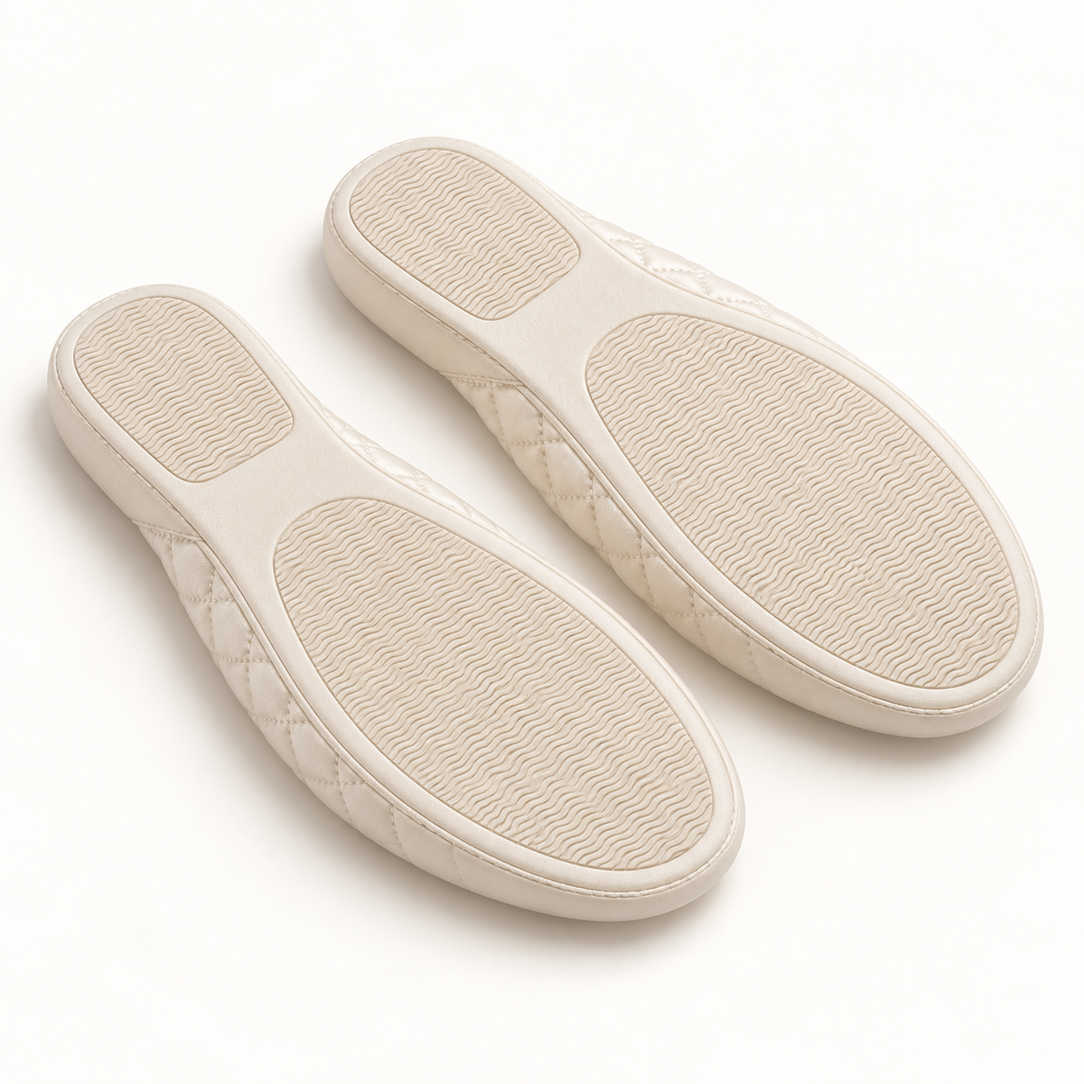 Opaline Quilted Closed-Toe Slipper — sole