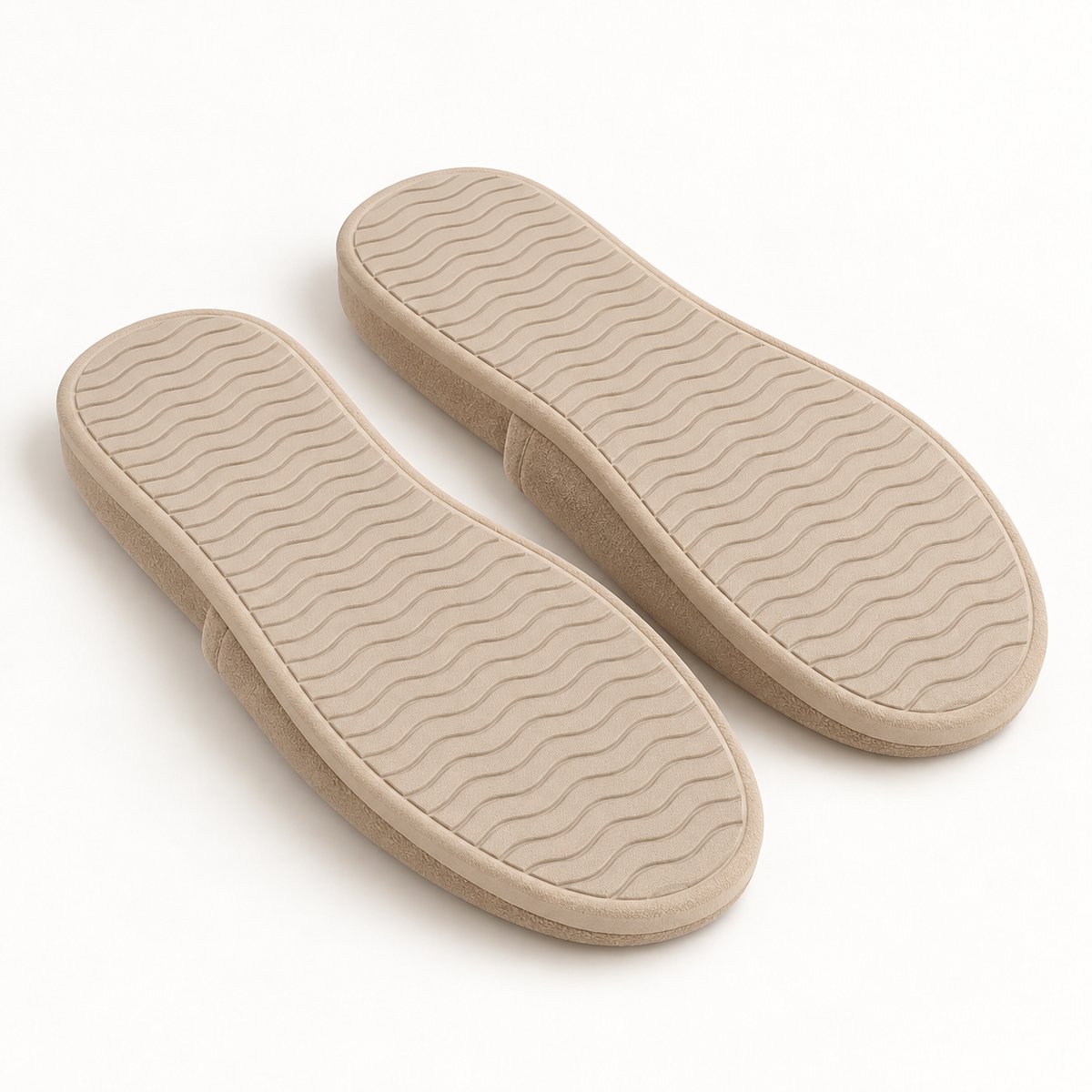 Riviera Faux-Suede Open-Toe Slipper — sole