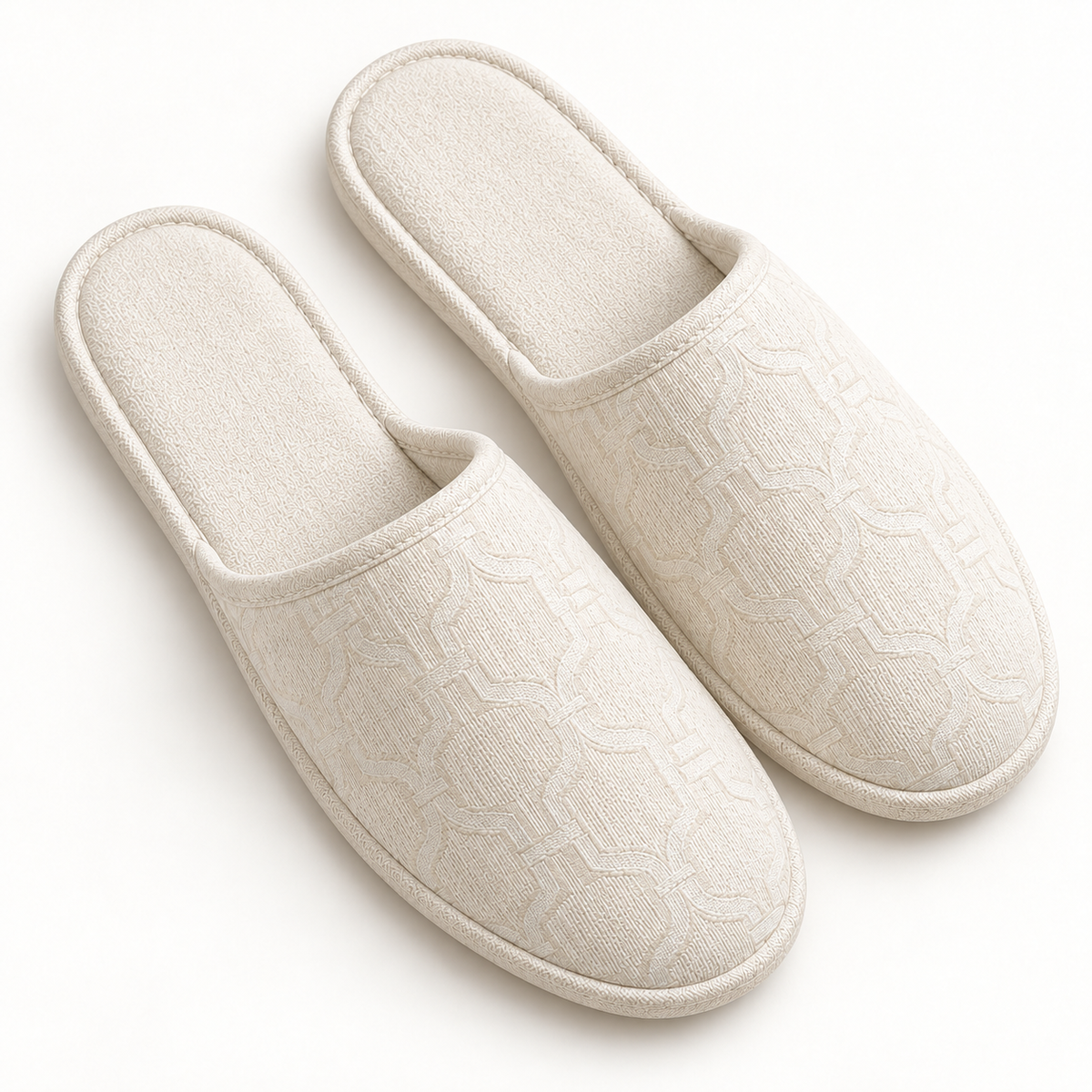 Palace Jacquard Closed-Toe Slipper — footbed