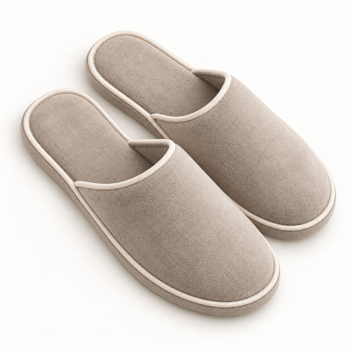 Imperial Piped Closed-Toe Slipper — footbed